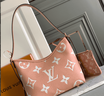 Louis Vuitton Pink Printed Leather Bag 63609 | Sandra Bags - Image 3