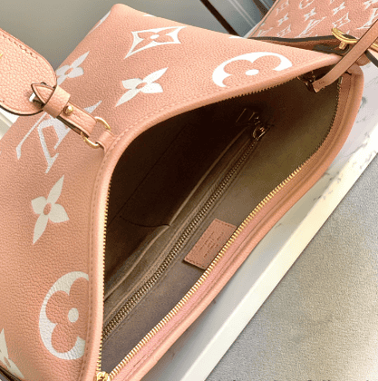 Louis Vuitton Pink Printed Leather Bag 63609 | Sandra Bags - Image 4