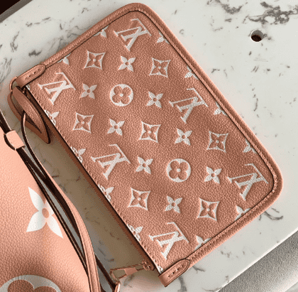 Louis Vuitton Pink Printed Leather Bag 63609 | Sandra Bags - Image 5