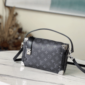 Louis Vuitton Side Trunk PM Handbag - Black 27370 | Sandra Bags