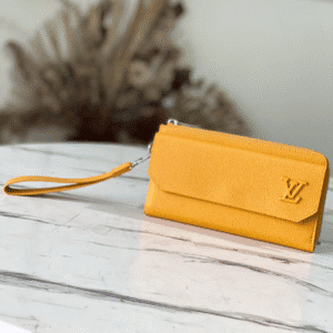 Louis Vuitton Aerogram Long Wallet - Yellow 21384 | Sandra Bags