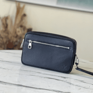 Louis Vuitton Pochette Kasai Clutch Bag - Black 64562 | Sandra Bags