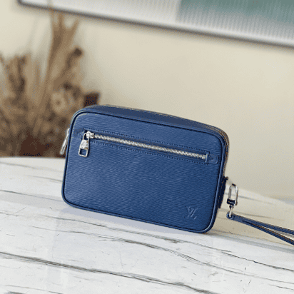 Louis Vuitton Kasai Cross Pattern Handbag - Blue 72539 | Sandra Bags