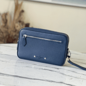 Louis Vuitton Kasai Lychee Pattern Handbag - Blue 69008 | Sandra Bags