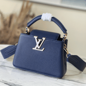 Louis Vuitton Capucines Medium-Sized Handbag - Blue 31689 | Sandra Bags