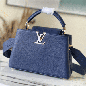 Louis Vuitton Capucines Medium Handbag - Blue 29555 | Sandra Bags