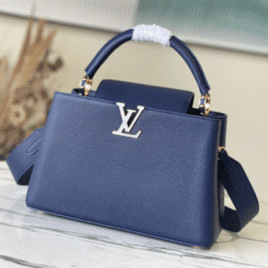 Louis Vuitton Capucines Medium Handbag - Blue 42709 | Sandra Bags