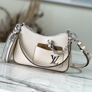 Louis Vuitton Marellini Handbag - White 26731 | Sandra Bags