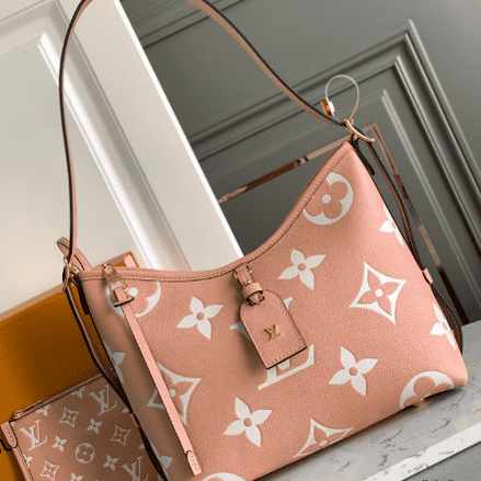Louis Vuitton Pink Printed Leather Bag 63609 | Sandra Bags