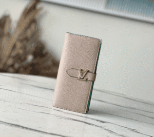 Louis Vuitton Vertical Wallet - Elephant Gray 68975 | Sandra Bags
