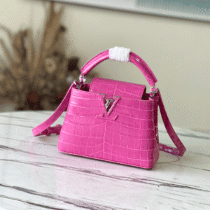 Louis Vuitton Capucines Mini Handbag - Rose Red 59319 | Sandra Bags