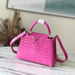 Louis Vuitton Precious Capucines BB Handbag - Rose Red 30491 | Sandra Bags