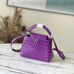 Louis Vuitton Capucines Mini Handbag - Purple 81013 | Sandra Bags
