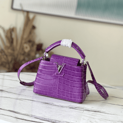 Louis Vuitton Capucines Mini Handbag - Purple 81013 | Sandra Bags