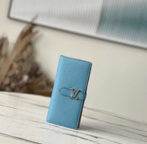 Louis Vuitton Vertical Wallet - Blue 13926 | Sandra Bags