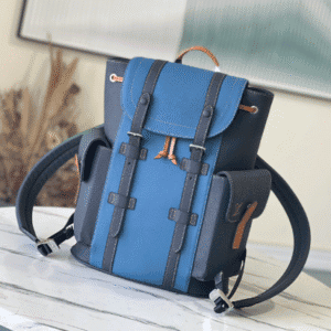Louis Vuitton Christopher Small Backpack - Blue 21593 | Sandra Bags
