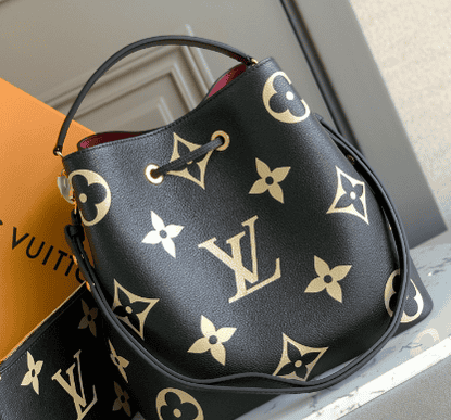 Louis Vuitton Neonoe MM Monogram Empreinte Leather Bucket Bag 75447 | Sandra Bags - Image 4