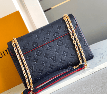 Louis Vuitton Vavin Handbag - Dark Blue 64543 | Sandra Bags - Image 4