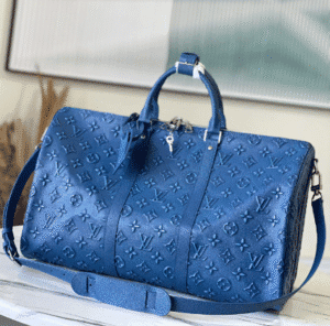 Louis Vuitton Keepall Bandoulière 50 Travel Bag - Blue 28173 | Sandra Bags