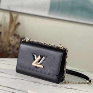 Louis Vuitton Twist MM Handbag - Black 51581 | Sandra Bags