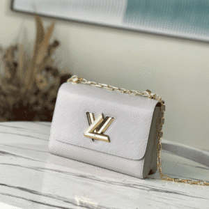 Louis Vuitton Twist MM Handbag - Gray 48876 | Sandra Bags