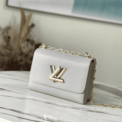 Louis Vuitton Twist MM Handbag - Gray 48876 | Sandra Bags