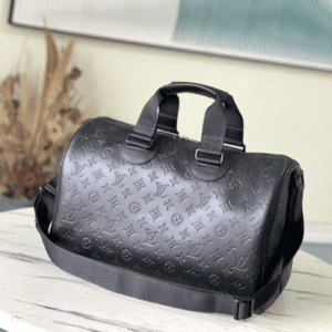 Louis Vuitton Speedy Bandouliere 40 Black Monogram Bag 16228 | Sandra Bags
