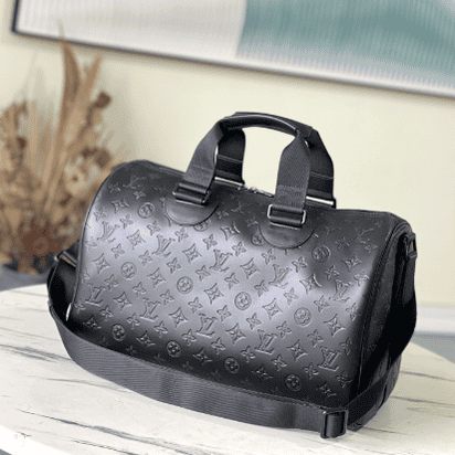 Louis Vuitton Speedy Bandouliere 40 Black Monogram Bag 16228 | Sandra Bags