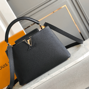 Louis Vuitton Capucines BB Galet Small Bag - Black 29122 | Sandra Bags