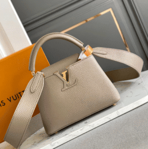 Louis Vuitton Capucines BB Galet Mini Bag - Gray 24568 | Sandra Bags