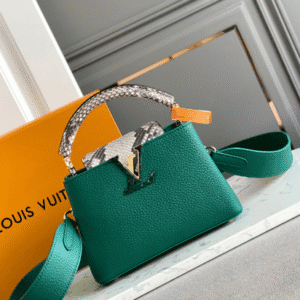 Louis Vuitton Capucines Mini Emeraude Bag - Green 95071 | Sandra Bags