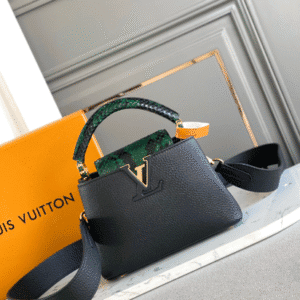 Louis Vuitton Capucines Mini Bag - Black 68249 | Sandra Bags