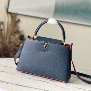 Louis Vuitton Capuchin Medium BB HandBag - Navy Blue 18967 | Sandra Bags