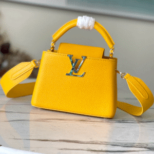 Louis Vuitton Capucines Mini Handbag - Yellow 39549 | Sandra Bags