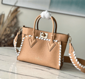 Louis Vuitton On My Side Small Handbag - Apricot 97740 | Sandra Bags