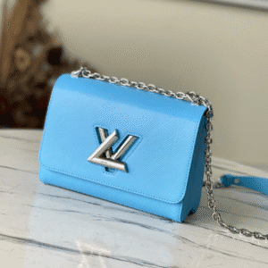 Louis Vuitton Twist Medium Handbag - Blue 56529 | Sandra Bags