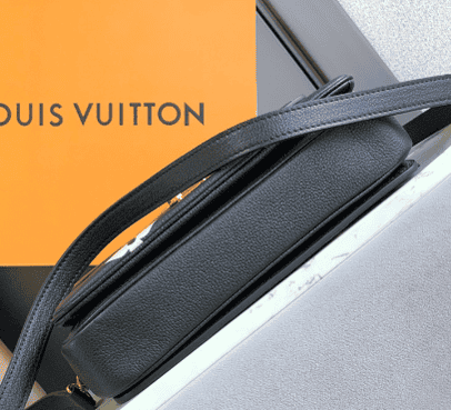 Louis Vuitton Bicolor Monogram Empreinte Pochette Metis Black/Beige 25078 | Sandra Bags - Image 3