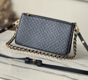 Louis Vuitton VAVIN Chain Wallet - Black 36844 | Sandra Bags