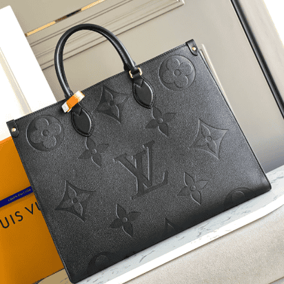 Louis Vuitton Onthego Monogram Bag - Black 92391 | Sandra Bags