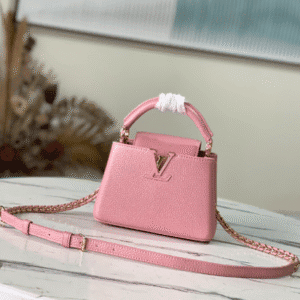 Louis Vuitton Capucines Mini Fluorescent Powder Handbag 30224 | Sandra Bags