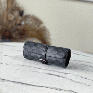 Louis Vuitton 3 Watch Case - Black 58152 | Sandra Bags