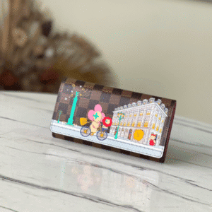 Louis Vuitton Sarah Wallet in Damier Ebene canvas 77470 | Sandra Bags