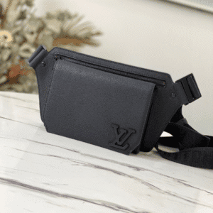 Louis Vuitton Takeoff Sling Aerogram Shoulder Bag - Black 14079 | Sandra Bags