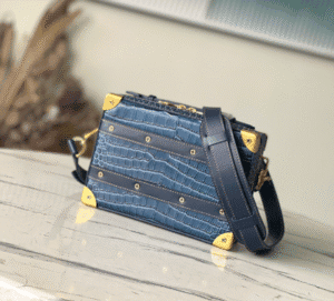 Louis Vuitton Crocodile Pattern Box Bag - Blue 44830 | Sandra Bags