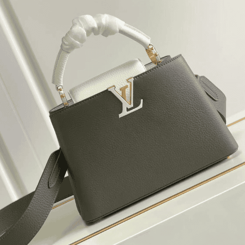 Louis Vuitton Capucines Small MM Bag - Gray 59412 | Sandra Bags