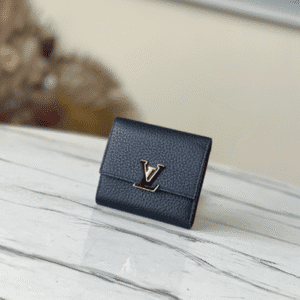 Louis Vuitton Capucines Mini Wallet - Black 56282 | Sandra Bags