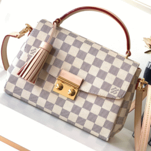 Louis Vuitton Croisette Bag Bragmybag - White/Pink 47546 | Sandra Bags