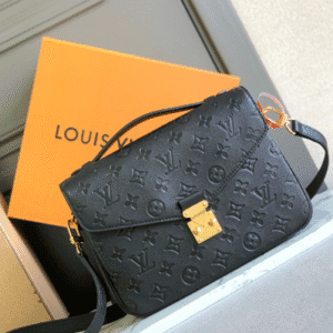 Louis Vuitton Black Monogram Empreinte Pochette Métis 13314 | Sandra Bags