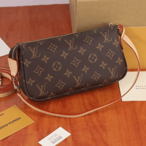 Louis Vuitton Mini Pochette Monogram - Brown 12330 | Sandra Bags