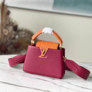 Louis Vuitton Capucines Mini Handbag - Purple 70652 | Sandra Bags